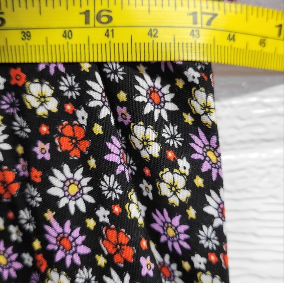 Boho Floral All Over Print Tie Waist Dress Size 2X - Picture 11 of 13